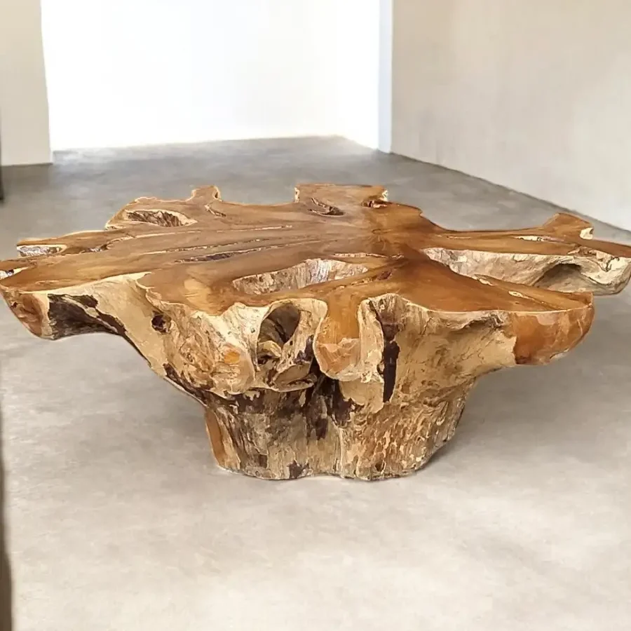 Teak Root Table - teak root coffee table; Alas Gembol